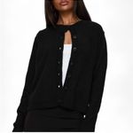 Princess Polly Cardigan Sweater Black Photo 1