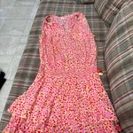 Poupette St. Barth  Pink and Yellow Sleeveless Dress gorgeous Photo 0
