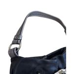 B Makowsky B. Makowsky Womens Black & Silver Leather Hobo Handbag Purse SKU 7813 Photo 2