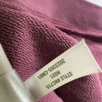 Madewell  Purple 3/4 Sleeve Crew Neck Sweatshirt “mama” Small‎ Photo 4