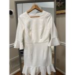 Black Halo Brooklyn Sheath Mini Dress White Size 8 Photo 3