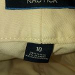 Nautica 10 32x31 Eggshell Off-White Stretch Jeans Plus Photo 2