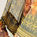 Alexander Vittoria Fairy Grunge Silk Tunic Women’s S WhimsiGoth Metallic Y2K Gold Photo 9