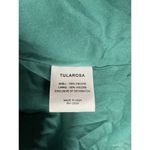 Tularosa  Lindsay Dress in Emerald Ruffled Sleeves Embroidered Sparkle Size Small Photo 8