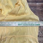 See By Chloe  Mustard Yellow Sleeveless Eyelet Midi Dress 38‎ Photo 7