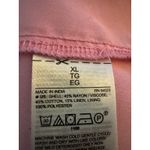 Old Navy New  DRESS Shirt Waist Size XL Pink Stripe Linen Blend Button Career Photo 2