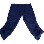 Lululemon In The Flow Crop Inkwell Navy Blue Yoga Tights 2013 Release size 8 Photo 1