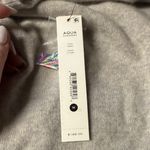 AQUA  Gray Sweater with Colorful Lightning Bolts 100% cashmere Photo 5