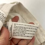 Abercrombie & Fitch  Linen Blend Pleated Wide-Leg Pant Trousers White size Medium Photo 6