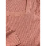 Michael Kors  pink coral square neckline sweater size small Photo 7