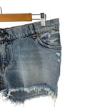 NWT Free People X SER.O.YA Lyle Shorts Denim in Sorrento Size 29 Distressed Blue Photo 2
