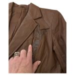 1980s Pioneer Wear genuine Brown leather blazer snakeskin Photo 15