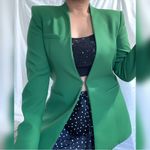 ZARA New ‎ Women Green Lapelless Fitted Blazer Size Medium Photo 15