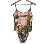 Kona Sol Floral High‎ Hip One Piece Swimsuit Women’s Swimwear Monokini Photo 1