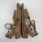 Ecco Sandals Size 38 (US Size 7-7.5) Nubuck Leather Touch 25 Hooded Wedge Comfy Photo 1
