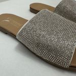 Catherine Malandrino Sparkly Bling Faux Crystal Slides Sandals Size 8 NEW Photo 3