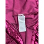 NEW Evri Top 1X Stretch Crushed Velvet Pocket Tee Shirt Magenta Pink Blouse Plus Photo 7