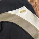 Alala  XS Black & Gold High Rise Bolt Bike Shorts Photo 3