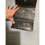 Lovcat Wallet Womens Heart Clasp Patent Leather Long Clutch Organizer Purse Black Photo 2