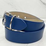 Target  Blue Faux Leather Grommet Belt Size XS Photo 2