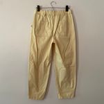 ZARA  Tan Khaki Cream Tan Cropped Barrel Leg Pants Cotton Boho Women's size XS Photo 5