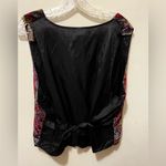 Vintage Trimmings 80’s mixed color‎ velvet style vest sz 4 Pink Photo 5