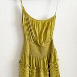 Mustard Seed NWT Citron Pleated One Shoulder Dress S Photo 0
