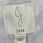 Joie  Wo size small Plaid FLANNEL Button Down Shirt Blue Red SILVER SNAP CLOSURE Photo 1