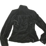 Anthropologie  Jak & Rae Black Velvet Single Button Blazer Photo 4