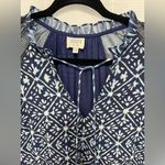 Hemant & Nandita Medium Short Dress Indigo Blue Tie Dye Photo 8