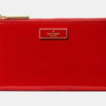 Kate Spade NWT Bridget Patent Large Slim Card Holder in Red - MSRP $139 Photo 0