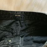 GRLFRND  Black Faded Distressed Eva Skirt Photo 1