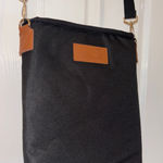 Tonnin Insulated Wine Carrier Tote Bag Cooler‎ with Shoulder Strap Black Photo 0