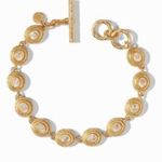 Julie Vos Gold and White Drop Earrings Photo 0