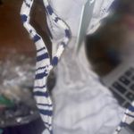 Cupshe  striped bathing suit bottoms new with tags size medium Photo 3