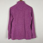 Duluth Trading Pullover Jacket Womens Medium Purple Fleece 1/4 Snap Frost Lake Purple Photo 5
