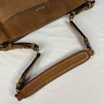 Rebecca Minkoff  Large Brown Pebbled Leather Bucket Tote Purse Boho Minimalist Photo 3