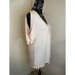 Caslon  Peekaboo Shoulder Blouse  Medium Pink‎ Morganite Knit NWT Photo 1