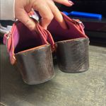 Gap Pink & Orange Suede Women's Clogs size 6 Photo 3