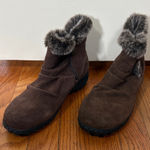 Khombu  Lindsey Suede Leather Faux Fur Boots Brown‎ Size 8 Photo 0