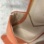 Katherine Kelly Lena wedge Leather Sandals Orange Size 9 Photo 8