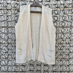 Vintage Mibrank textured knit cream sweater vest cottagecore granola Size M Photo 0
