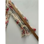 Venus  Floral Blouse Size 2 Oversize Lace Flounce Sleeve Milkmaid Prairie (M) Photo 14