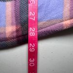 Sage Collection Purple Plaid Fleece Faux Fur Sherpa Shirt Jacket XXL Long Sleeve Photo 11