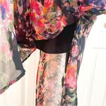 W118 By Walter Baker W118 Walter Baker Floral Marble Sleeveless Sheer Racerback Lined Maxi Dress sma Photo 11