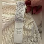 Madewell NWT  Crochet-Knit Crewneck Sweater Tank - Bright Ivory - Size XXS Photo 7