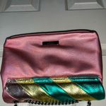 Kurt Geiger peacock purse in multi color leather with black lining. GUC. Photo 2