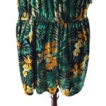 Derek Heart Tropical Floral Ruffle Romper Plus Size Photo 2