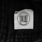 Nanushka Charcoal Black Cite Oversized Denim Belted Moto Biker Jacket Size XS Photo 10