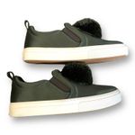 Tory Burch  Daphne Pom Pom Satin Lux Slip On Sneaker Green Size 8 New With Box Photo 6